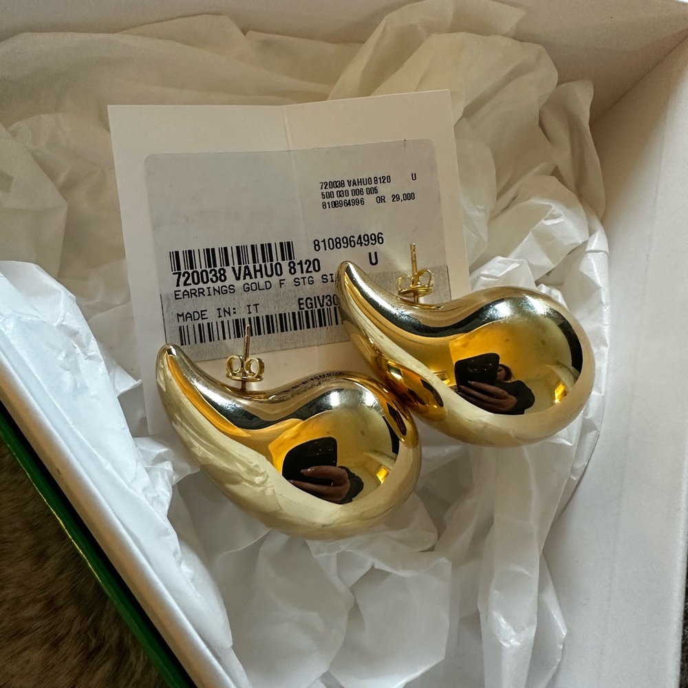 Bottega large drop earrings